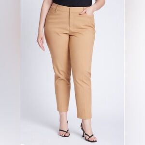 ELOQUII Kady fit pants in color Dune (tan); new with tags